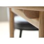 Boble rundt spisebord 120 cm i olieret eg