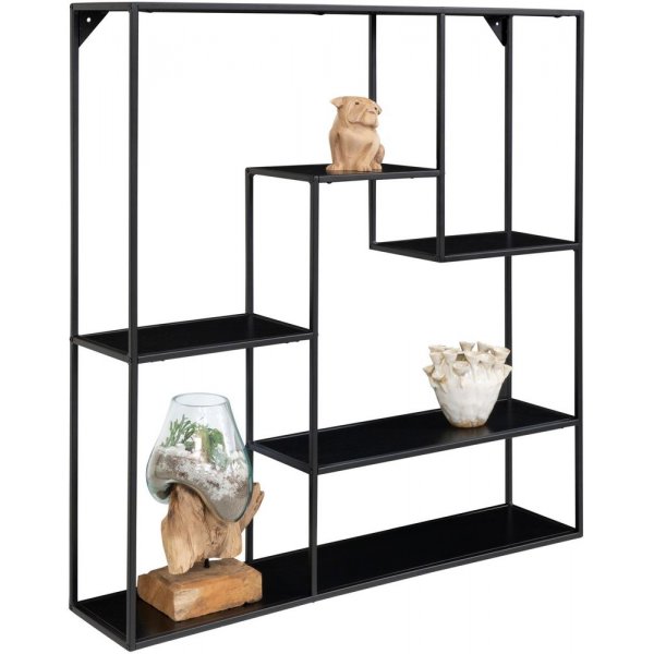 Hvid vghylde - Sort - 85x85x18