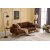 Reims 3-personers sofa - Brun/kobber