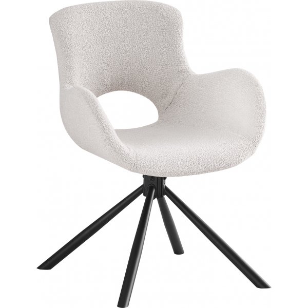 Amorim spisestuestol Offwhite boucle