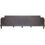 Nero 3-personers sofa - Mrkegr fljl