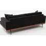 Liva 3-personers sofa - Antracit/kobber