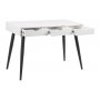 Neptun skrivebord 110x50 cm - Hvid/sort