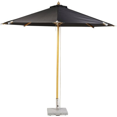 Naxos parasol 300 cm - Sort
