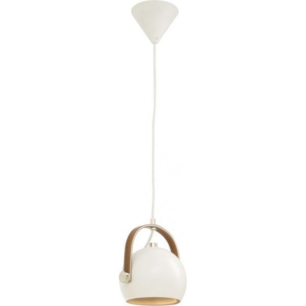 Sljfe loftslampe - Hvid/brun/slv