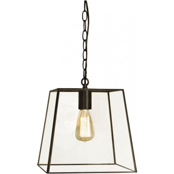 Diplomat loftslampe - Sort/klar