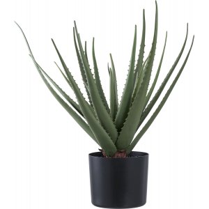 Aloe Vera kunstig plante - H:51 cm - Grn