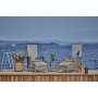 Rosario justerbar udendrs stol- Lysegr polyrattan