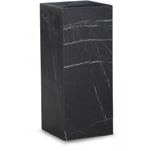 Sten piedestal 60 cm - Sort marmor (laminat)