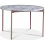 Asp spisebord 120cm - Lys marmor / pink