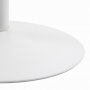 Ibiza cafebord 80 cm - Hvid