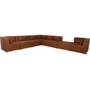 Modular Opbyggelig hjrnesofa XL - Cognac