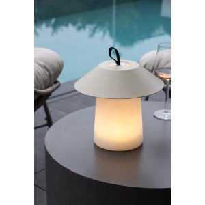 Rubu bordlampe - Beige/Hvid