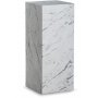 Sten piedestal 60 cm - Hvid marmor (laminat)