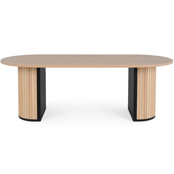 Bianca spisebord 200x90 cm - Whitewash