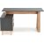 Sergio skrivebord 134-210 x 60-90 cm - Antracit/wotan eg