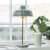 Wells bordlampe - Grn/guld - 50 cm