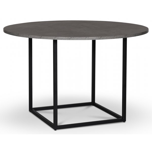 Sintorp rundt spisebord 115 cm - Beton (Eksklusivt laminat)