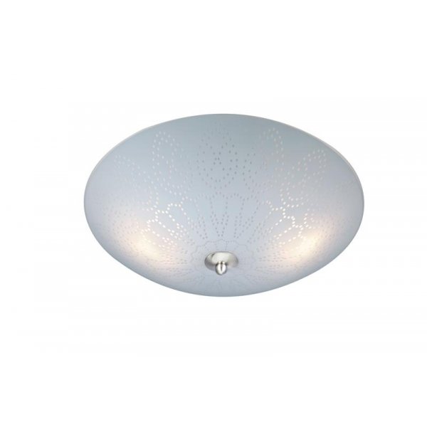 Spets Loftslampe - Frosted glas/Stl