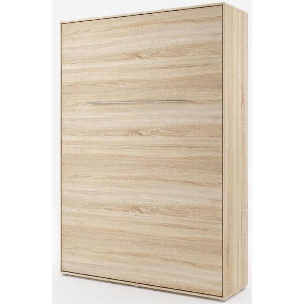 Sengeskab kompakt opholdsstue Lodret (140x200 cm sammenklappelig seng) - Lys eg