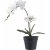 Orkid kunstig plante - H:47 cm - Grn/hvid