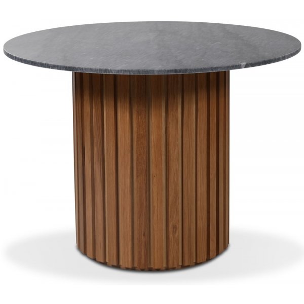 Matisse rundt spisebord i marmor D105 cm - Eg / marmor (Gr)