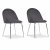 Plaza velvet stol - Gr/krom