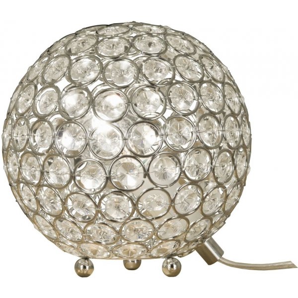 Bling bordlampe - Krom/klar
