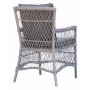 Cafst med 2 stole og bord 48 x 48 cm gr/rattan - Tor/Provence