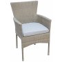 Spisest med 2 stole og spisebord 80 cm beige/rattan - Merca/Tor