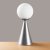 Gondol bordlampe - Sølv/hvid