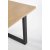 Gambon spisebord 120x78 cm - Eg finer/sort