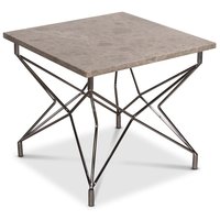 Cliff sofabord - Beige marmor / krom Cliff sofabord - Beige marmor / krom