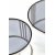 Verado sofabord 60/80 cm - Rget glas/krom