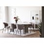 Brisbane glasskab 80x35x175 cm - Hvid