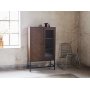 Edge highboard - Brunbejdset eg