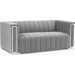 Vogue 2-personers sofa i grt fljl