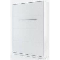 Sengeskab kompakt stående vertikalt (140x200 cm sammenklappelig seng) - Hvid (Mat) Sengeskab kompakt stående vertikalt (140x200 cm sammenklappelig seng) - Hvid (Mat)