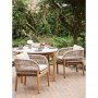 Terracina udendrs spisestol - Beige