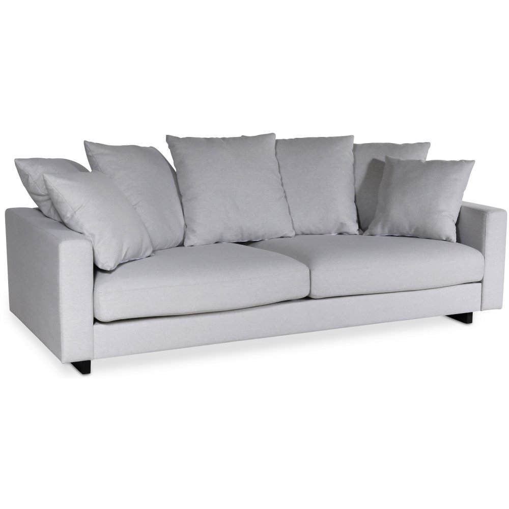 New Lexington 3,5-personers sofa 240 cm med konvolutpuder - offwhite + Møbelplejesæt til tekstiler - 19295 - Trendrum.dk