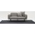 Side 2-personers sofa - Lysegr