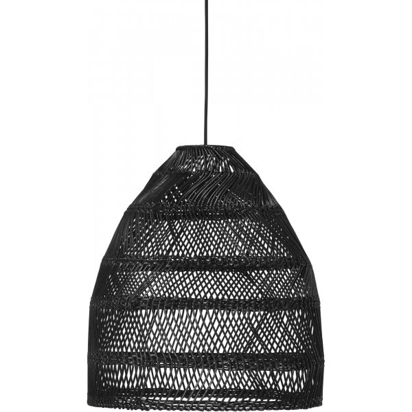 Maja loftslampe - Sort rattan