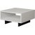 Hola sofabord 60 x 60 cm - Hvid/antracit