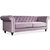 Royal Chesterfield 3-pers. Sofa - Pink (fljl)