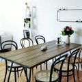 Kundebillede Fleksibel træstol No18 Classic med rattan sæde - Vintage
