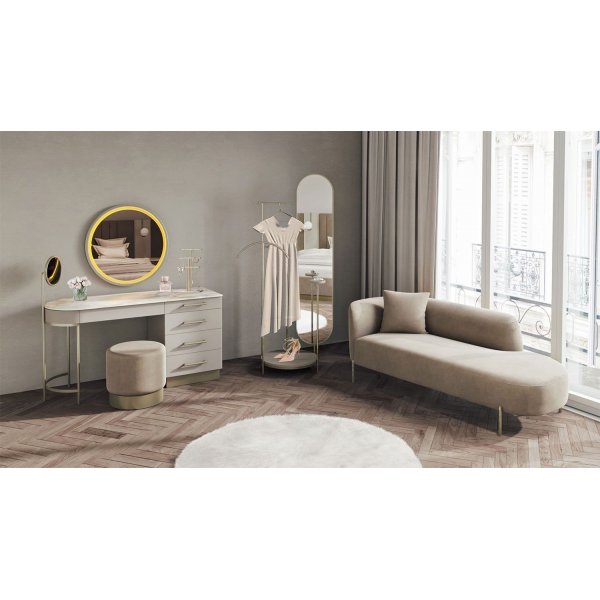 Macaroon day bed - Powder pink