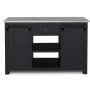 Heritage Kkken med marmor - Sort stel / Lys marmor