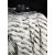 Mikkel plaid 130x170 cm - Gr/hvid