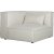 Nees modulsofa Hjrne venstre - Stone White