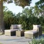 Udendrs sofagruppe - Gr rattan